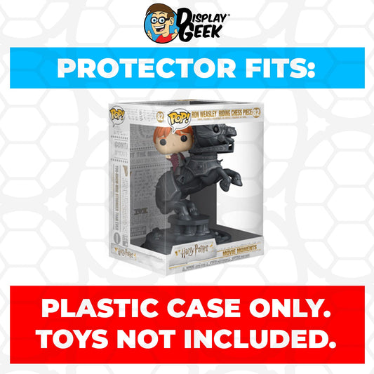 Pop Protector for Ron Weasley Riding Chess Piece #82 Funko Pop Movie Moments - PPG Pop Protector Guide Search Created by Display Geek