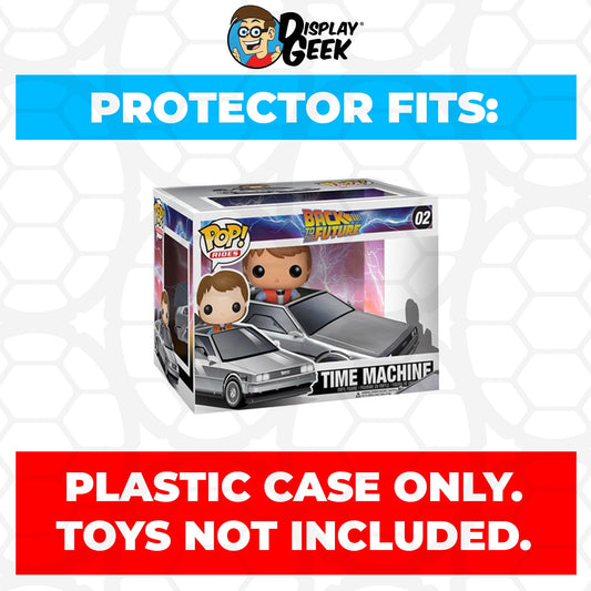 Pop Protector for DeLorean Time Machine #02 Funko Pop Rides - PPG Pop Protector Guide Search Created by Display Geek