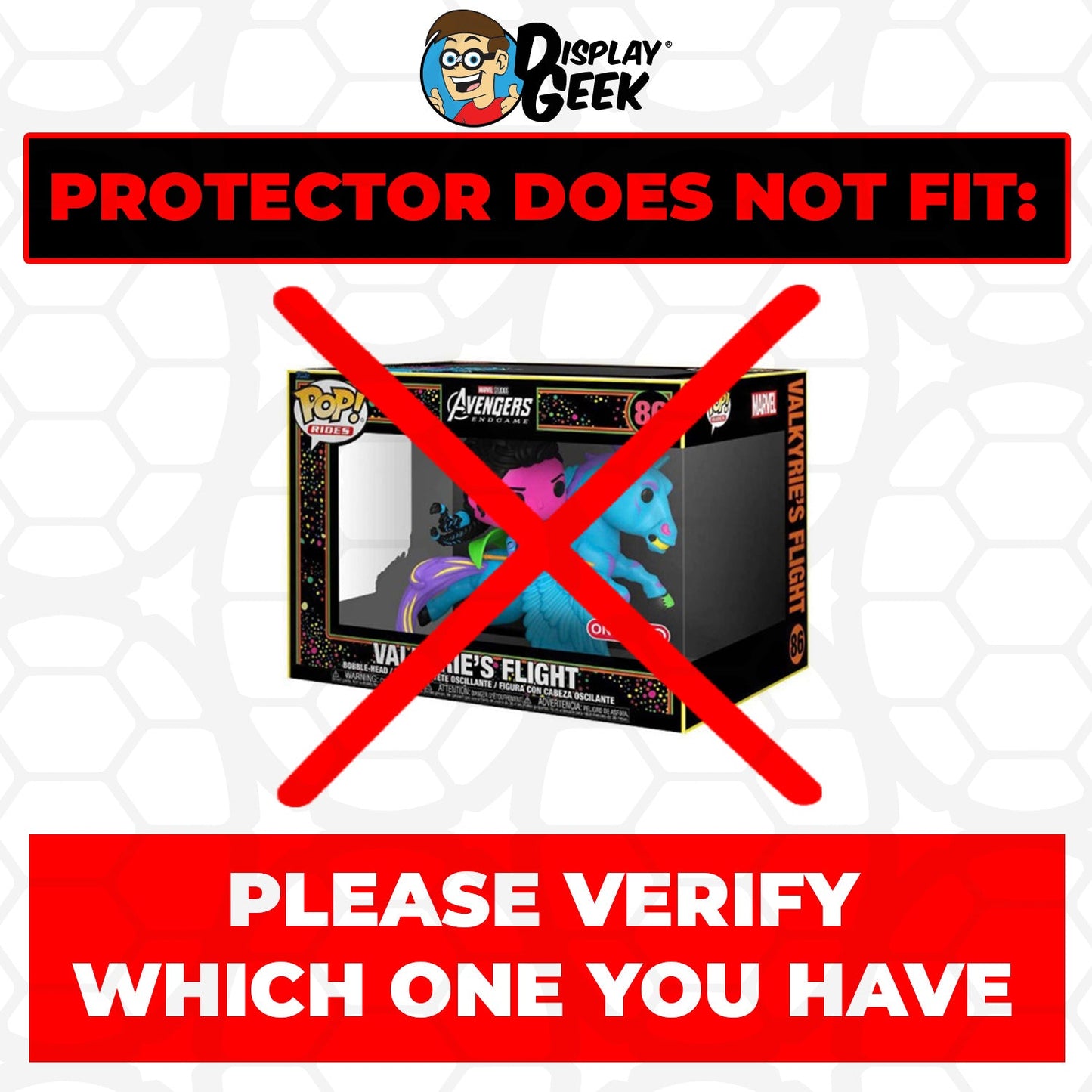 Pop Protector for Valkyrie's Ride #86 Funko Pop Rides - PPG Pop Protector Guide Search Created by Display Geek