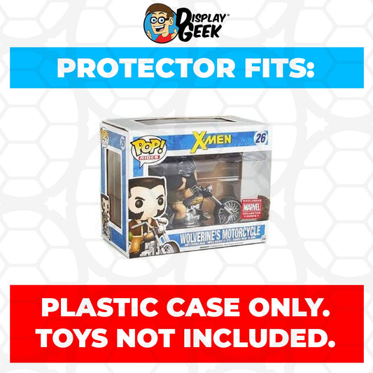 Pop Protector for Wolverine's Motorcycle #26 Funko Pop Rides - PPG Pop Protector Guide Search Created by Display Geek