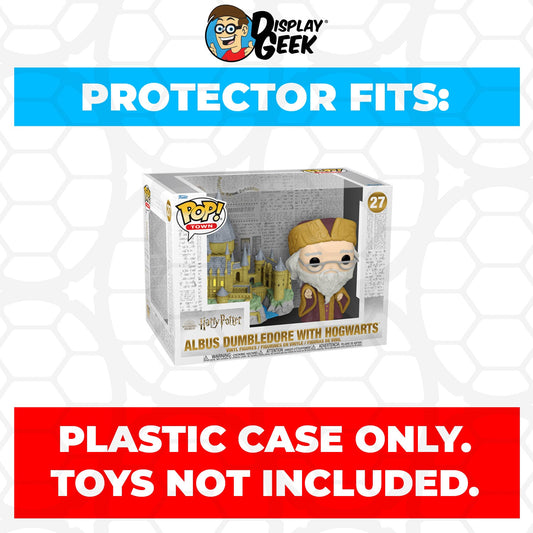 Pop Protector for Albus Dumbledore with Hogwarts #27 Funko Pop Town - PPG Pop Protector Guide Search Created by Display Geek