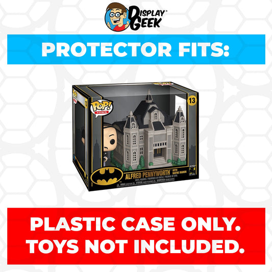 Pop Protector for Alfred Pennyworth with Wayne Manor #13 Funko Pop Town - PPG Pop Protector Guide Search Created by Display Geek