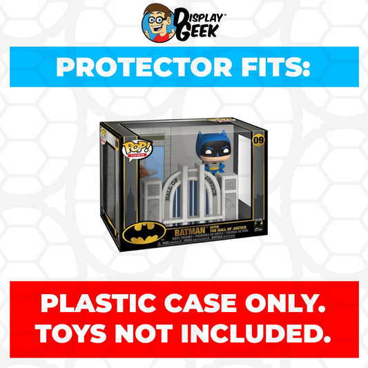 Pop Protector for Batman with the Hall of Justice #09 Funko Pop Town - PPG Pop Protector Guide Search Created by Display Geek
