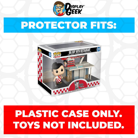 Pop Protector for Big Boy with Restaurant #22 Funko Pop Town - PPG Pop Protector Guide Search Created by Display Geek
