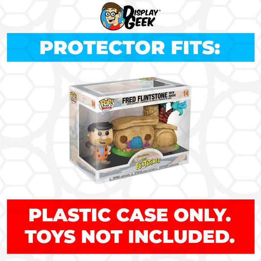 Pop Protector for Fred Flintstone with Home #14 Funko Pop Town - PPG Pop Protector Guide Search Created by Display Geek