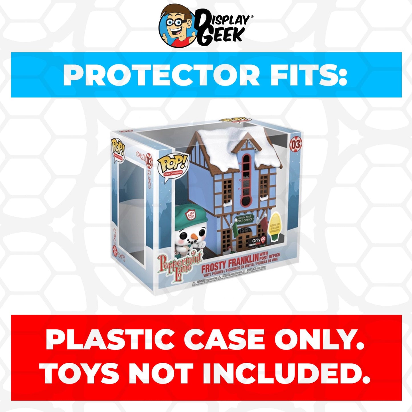 Pop Protector for Frosty Franklin with Post Office #03 Funko Pop Town - PPG Pop Protector Guide Search Created by Display Geek