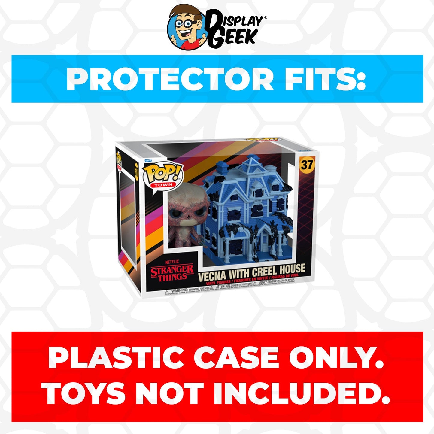 Pop Protector for Vecna with Creel House #37 Funko Pop Town - PPG Pop Protector Guide Search Created by Display Geek