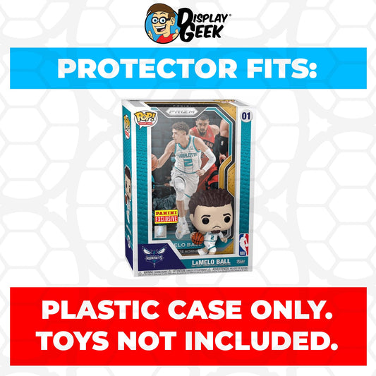 Pop Protector for LaMelo Ball Charlotte Hornets #01 Funko Trading Cards - PPG Pop Protector Guide Search Created by Display Geek