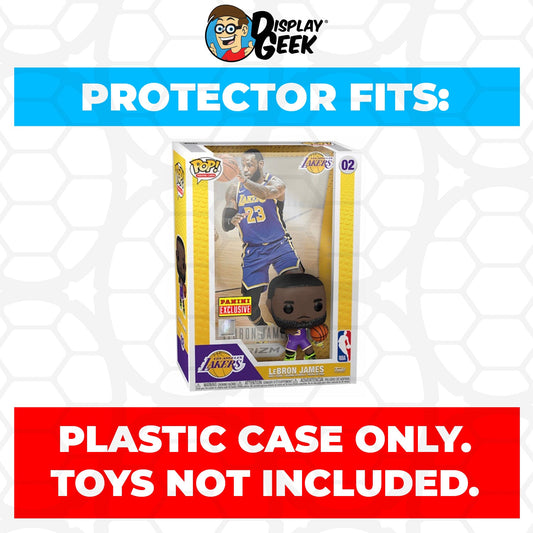 Pop Protector for LeBron James Los Angeles Lakers #02 Funko Trading Cards - PPG Pop Protector Guide Search Created by Display Geek
