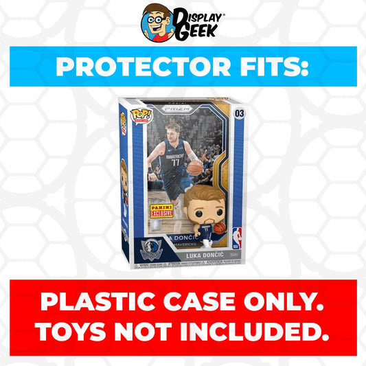 Pop Protector for Luka Doncic Dallas Mavericks #03 Funko Trading Cards - PPG Pop Protector Guide Search Created by Display Geek