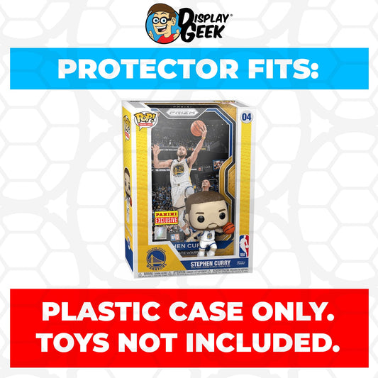Pop Protector for Stephen Curry Golden State Warriors #04 Funko Trading Cards - PPG Pop Protector Guide Search Created by Display Geek