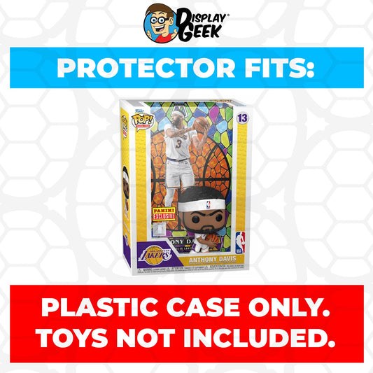 Pop Protector for Anthony Davis Los Angeles Lakers #13 Funko Trading Cards - PPG Pop Protector Guide Search Created by Display Geek