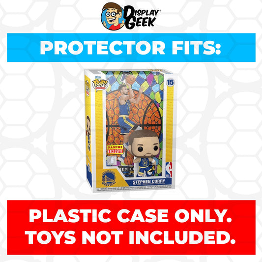 Pop Protector for Stephen Curry Golden State Warriors #15 Funko Trading Cards - PPG Pop Protector Guide Search Created by Display Geek