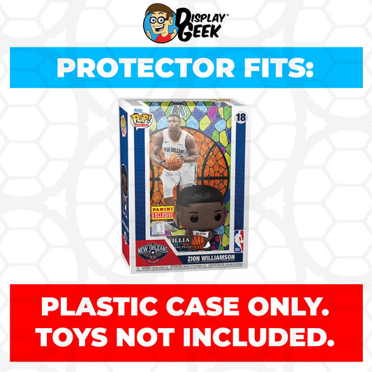 Pop Protector for Zion Williamson New Orleans Pelicans #18 Funko Trading Cards - PPG Pop Protector Guide Search Created by Display Geek