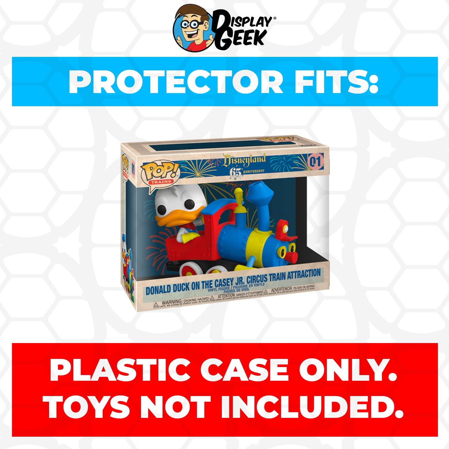 Pop Protector for Donald Duck on the Casey Jr. Circus Train Funko Pop Trains - PPG Pop Protector Guide Search Created by Display Geek