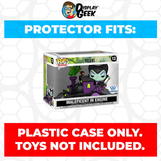 Pop Protector for Maleficent in Engine Funko Pop Trains - PPG Pop Protector Guide Search Created by Display Geek
