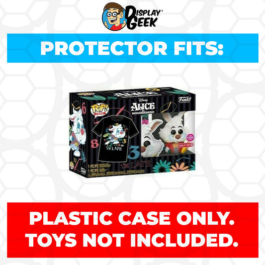 Pop Protector for Pop & Tee White Rabbit Flocked #1062 Funko Box - PPG Pop Protector Guide Search Created by Display Geek