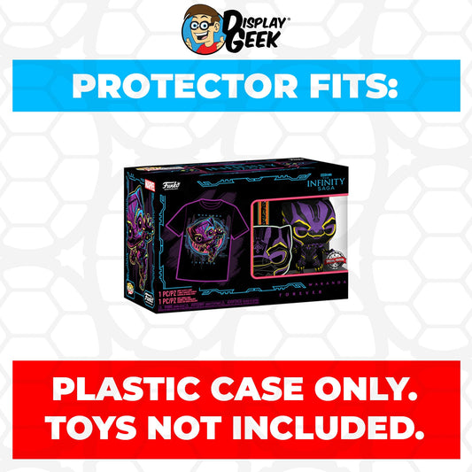 Pop Protector for Pop & Tee Black Panther Blacklight #891 Funko Box - PPG Pop Protector Guide Search Created by Display Geek