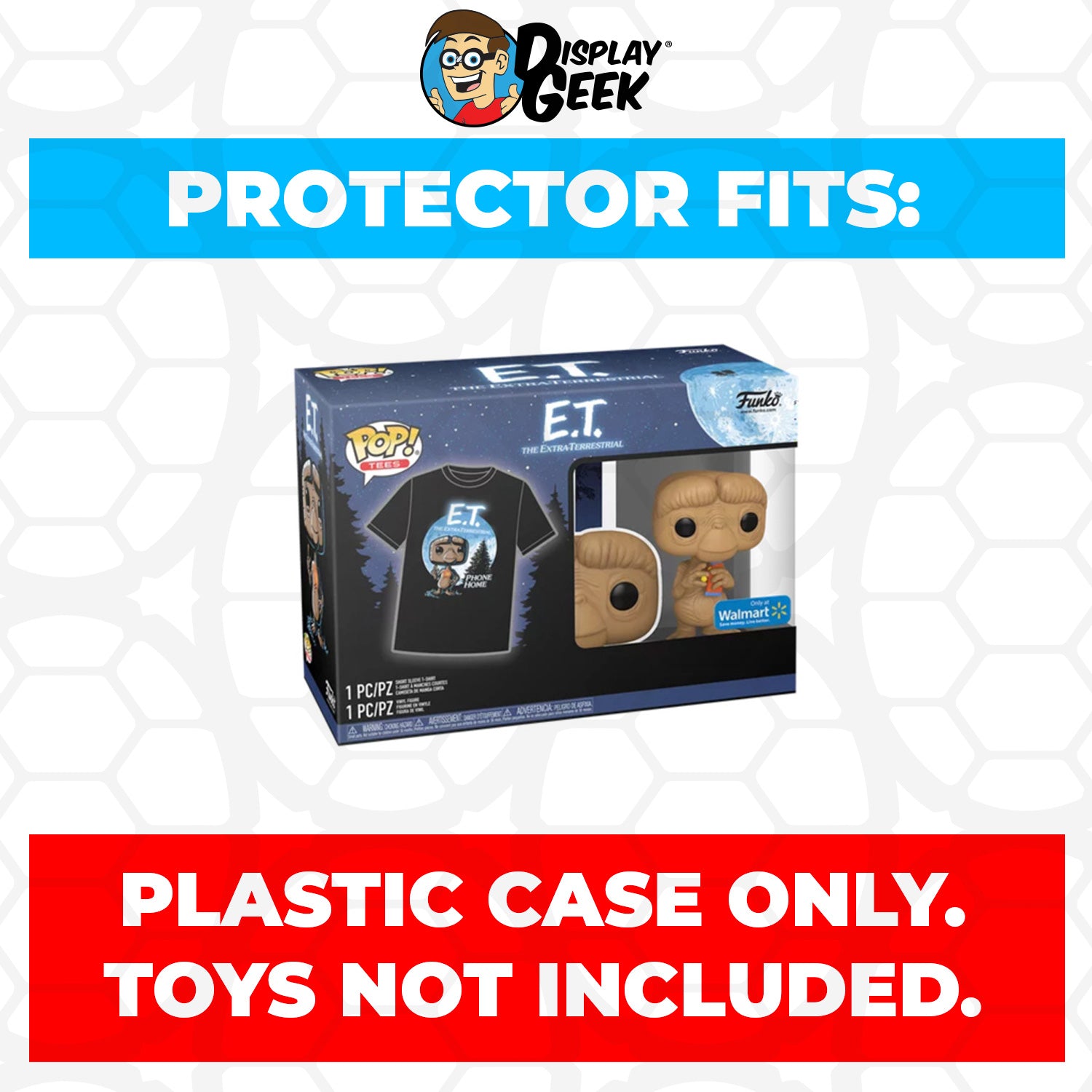 Pop Protector for Pop & Tee E.T. with Candy #1266 Funko Box - PPG Pop Protector Guide Search Created by Display Geek