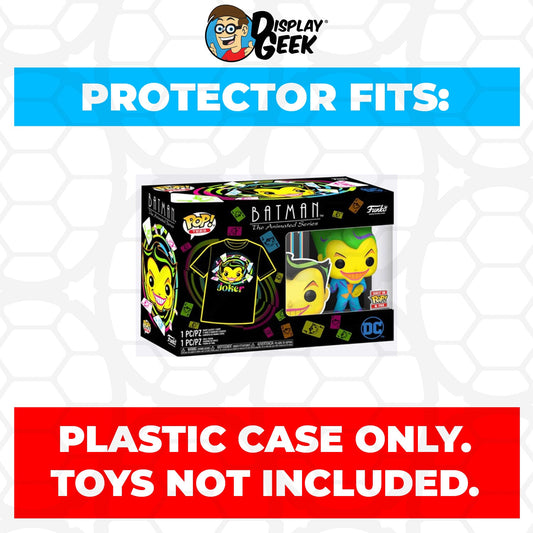 Pop Protector for Pop & Tee The Joker Blacklight #370 Funko Box - PPG Pop Protector Guide Search Created by Display Geek