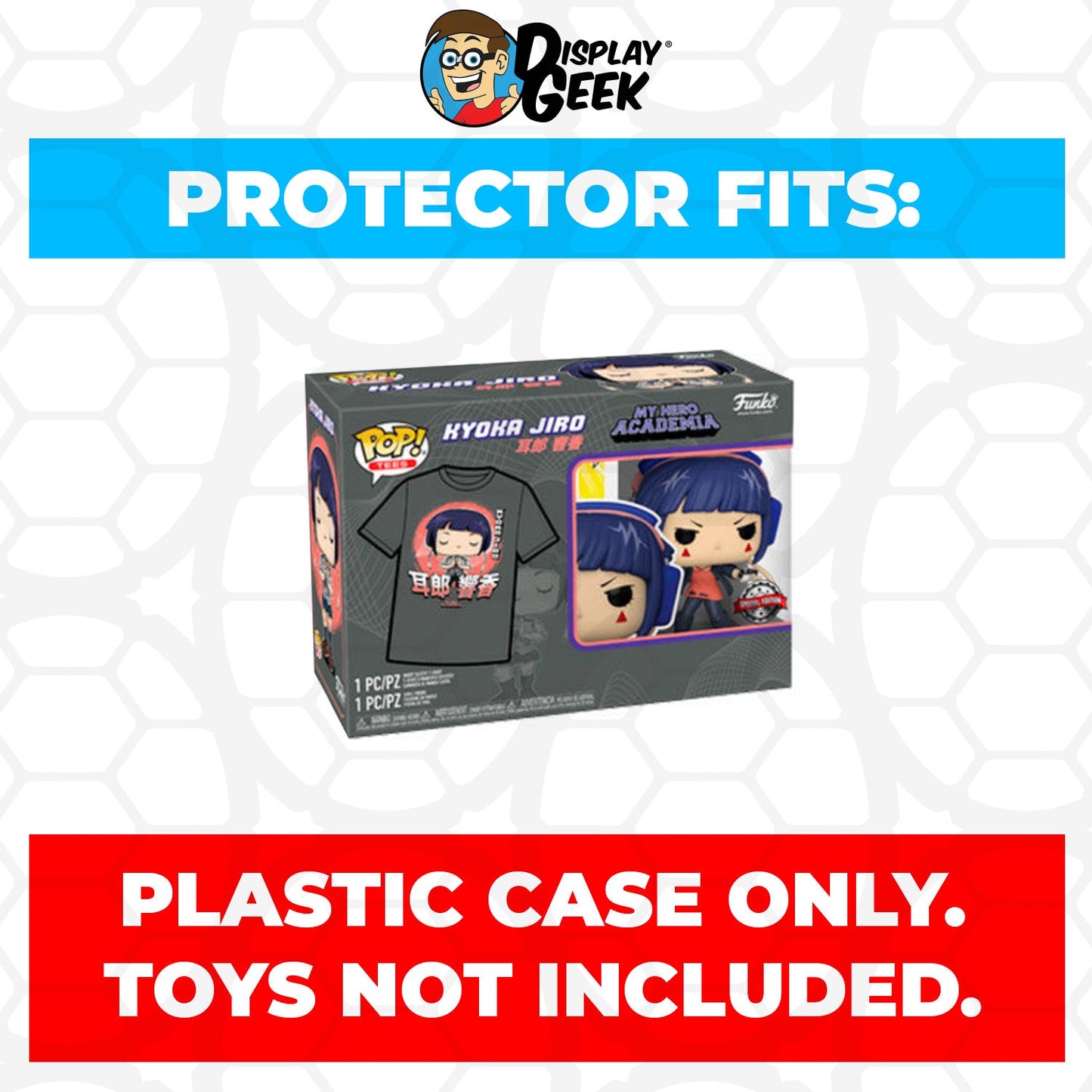 Pop Protector for Pop & Tee Kyoka Jiro with Microphone #1208 Funko Box - PPG Pop Protector Guide Search Created by Display Geek