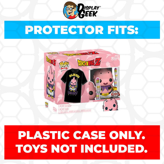 Pop Protector for Pop & Tee Majin Buu with Ice Cream #973 Funko Box - PPG Pop Protector Guide Search Created by Display Geek