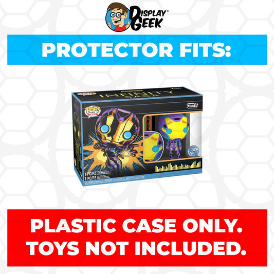 Pop Protector for Pop & Tee Rescue Blacklight #480 Funko Box - PPG Pop Protector Guide Search Created by Display Geek