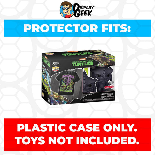 Pop Protector for Pop & Tee Super Shredder Diamond #1138 TMNT Funko Box - PPG Pop Protector Guide Search Created by Display Geek