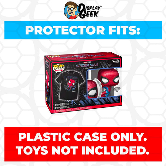 Pop Protector for Pop & Tee Spider-Man No Way Home Diamond #1138 Funko Box - PPG Pop Protector Guide Search Created by Display Geek