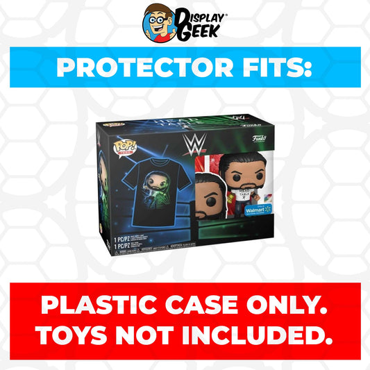 Pop Protector for Pop & Tee Roman Reigns Head of the Table #111 Funko Box - PPG Pop Protector Guide Search Created by Display Geek