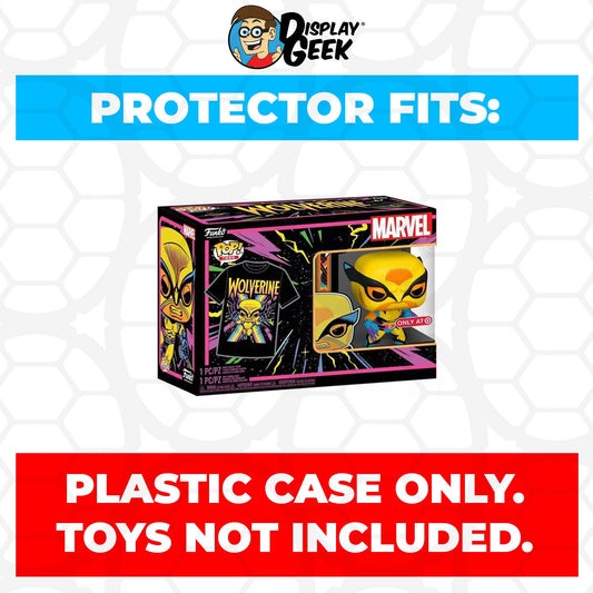 Pop Protector for Pop & Tee Wolverine Blacklight #802 Funko Box - PPG Pop Protector Guide Search Created by Display Geek