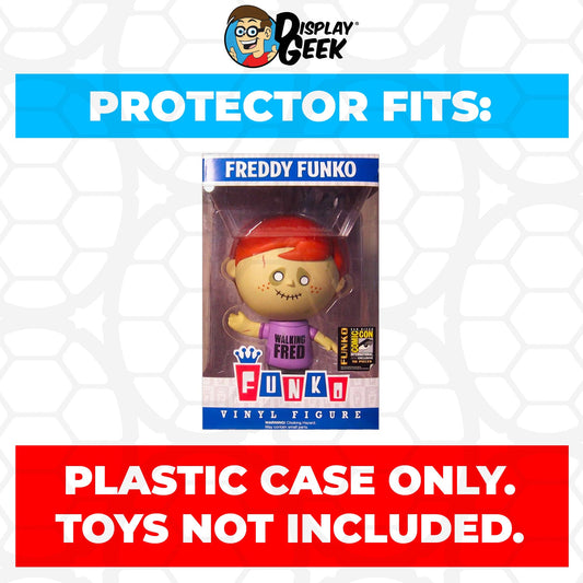 Pop Protector for Freddy Funko Walking Fred SDCC LE 96 - PPG Pop Protector Guide Search Created by Display Geek
