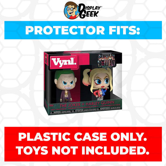 Pop Protector for Vynl 2 Pack The Joker & Harley Quinn Funko - PPG Pop Protector Guide Search Created by Display Geek