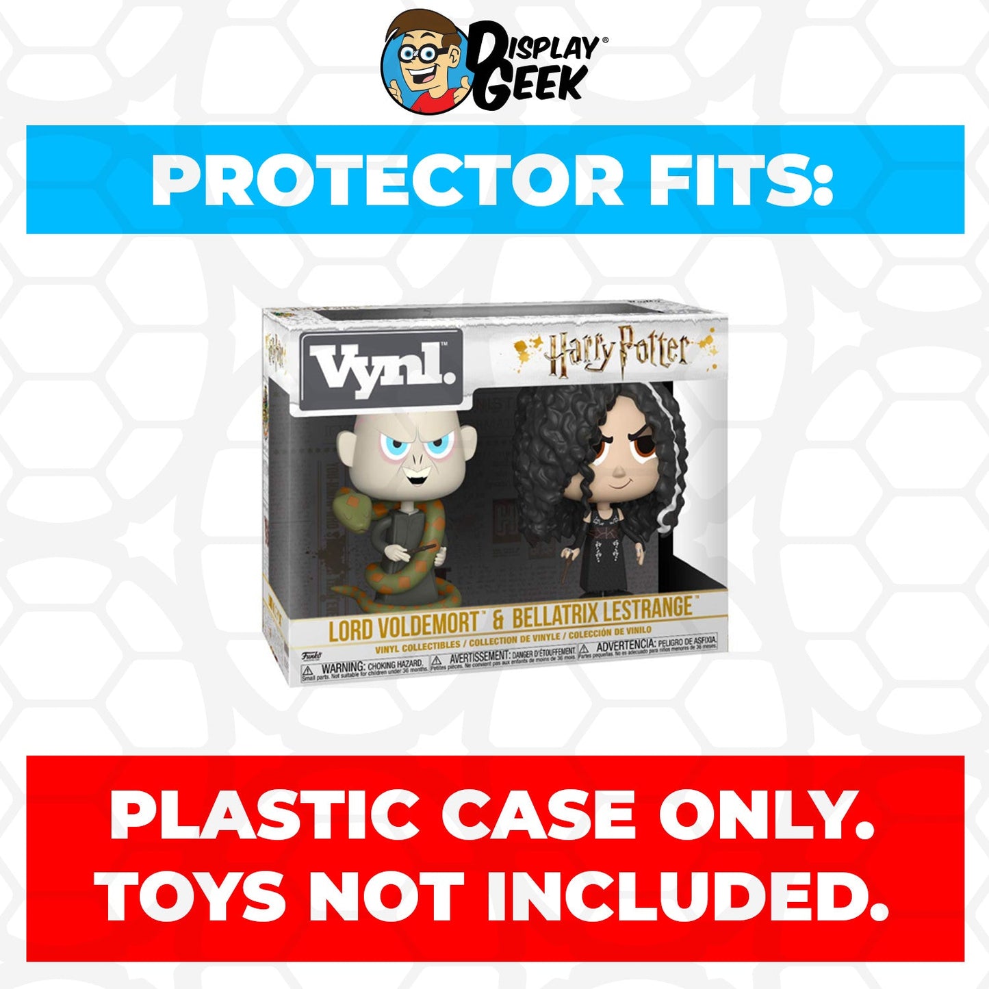 Pop Protector for Vynl 2 Pack Lord Voldemort & Bellatrix Lestrange Funko - PPG Pop Protector Guide Search Created by Display Geek