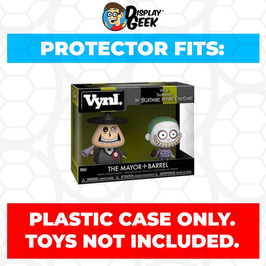 Pop Protector for Vynl 2 Pack The Mayor & Barrel Funko - PPG Pop Protector Guide Search Created by Display Geek