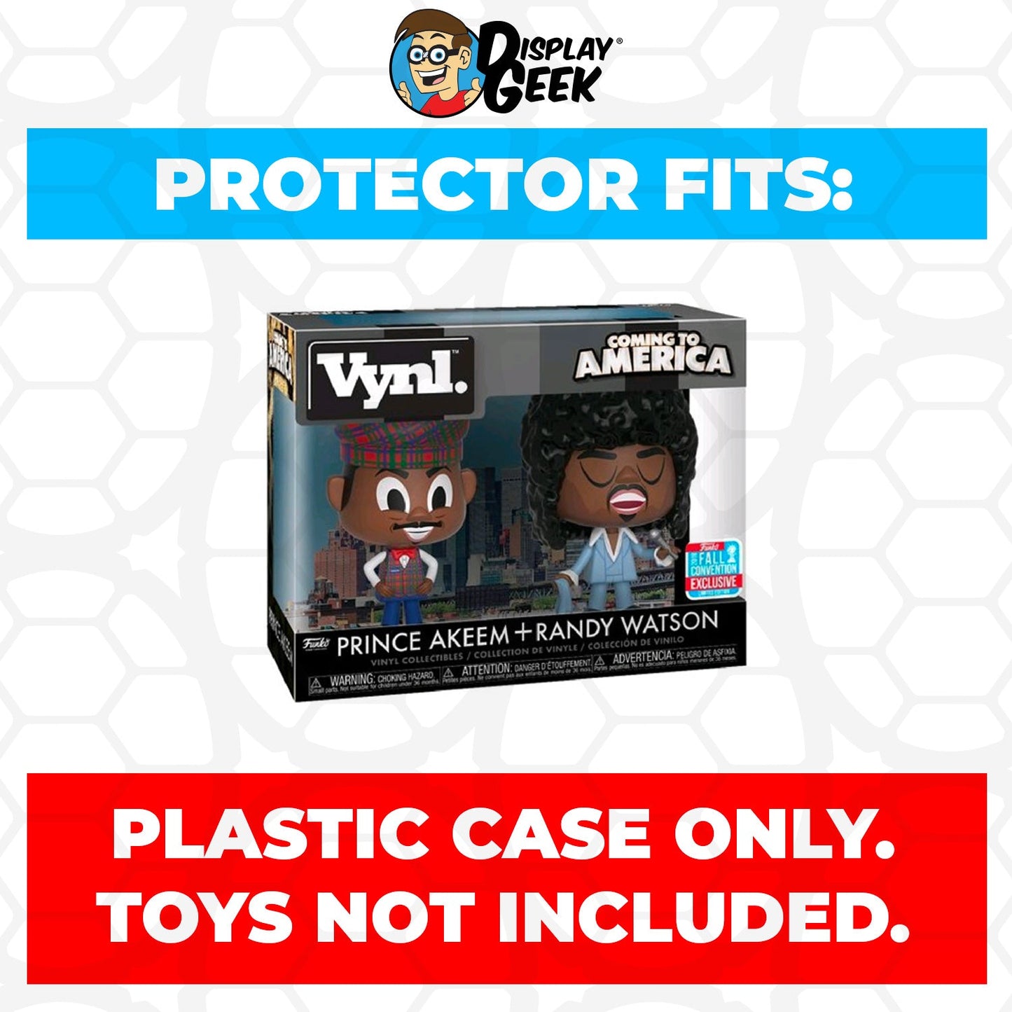 Pop Protector for Vynl 2 Pack Prince Akeem & Randy Watson NYCC Funko - PPG Pop Protector Guide Search Created by Display Geek