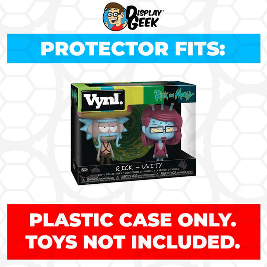 Pop Protector for Vynl 2 Pack Rick & Unity Funko - PPG Pop Protector Guide Search Created by Display Geek