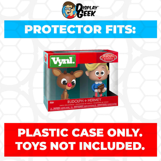 Pop Protector for Vynl 2 Pack Rudolph & Hermey Funko - PPG Pop Protector Guide Search Created by Display Geek
