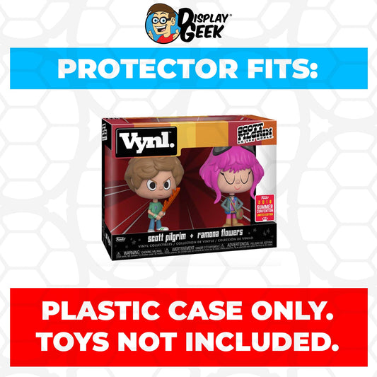 Pop Protector for Vynl 2 Pack Scott Pilgrim & Ramona Flowers SDCC Funko - PPG Pop Protector Guide Search Created by Display Geek