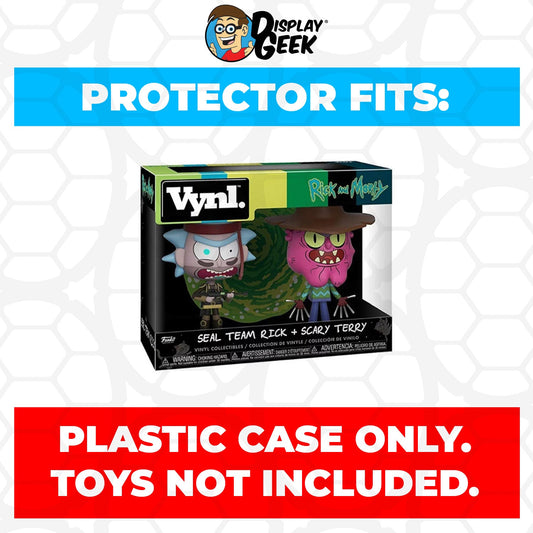 Pop Protector for Vynl 2 Pack Seal Team Rick & Scary Terry Funko - PPG Pop Protector Guide Search Created by Display Geek