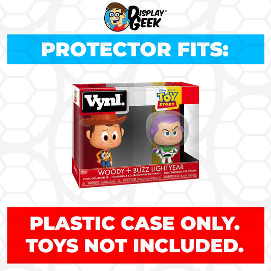 Pop Protector for Vynl 2 Pack Woody & Buzz Lightyear Funko - PPG Pop Protector Guide Search Created by Display Geek