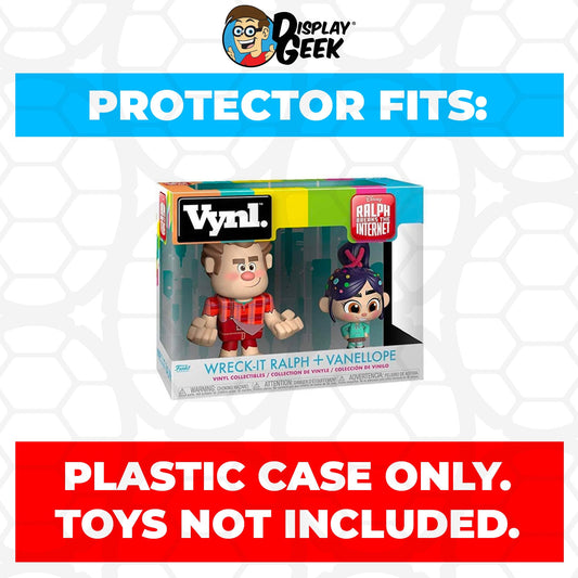 Pop Protector for Vynl 2 Pack Wreck-It Ralph & Vanellope Funko - PPG Pop Protector Guide Search Created by Display Geek