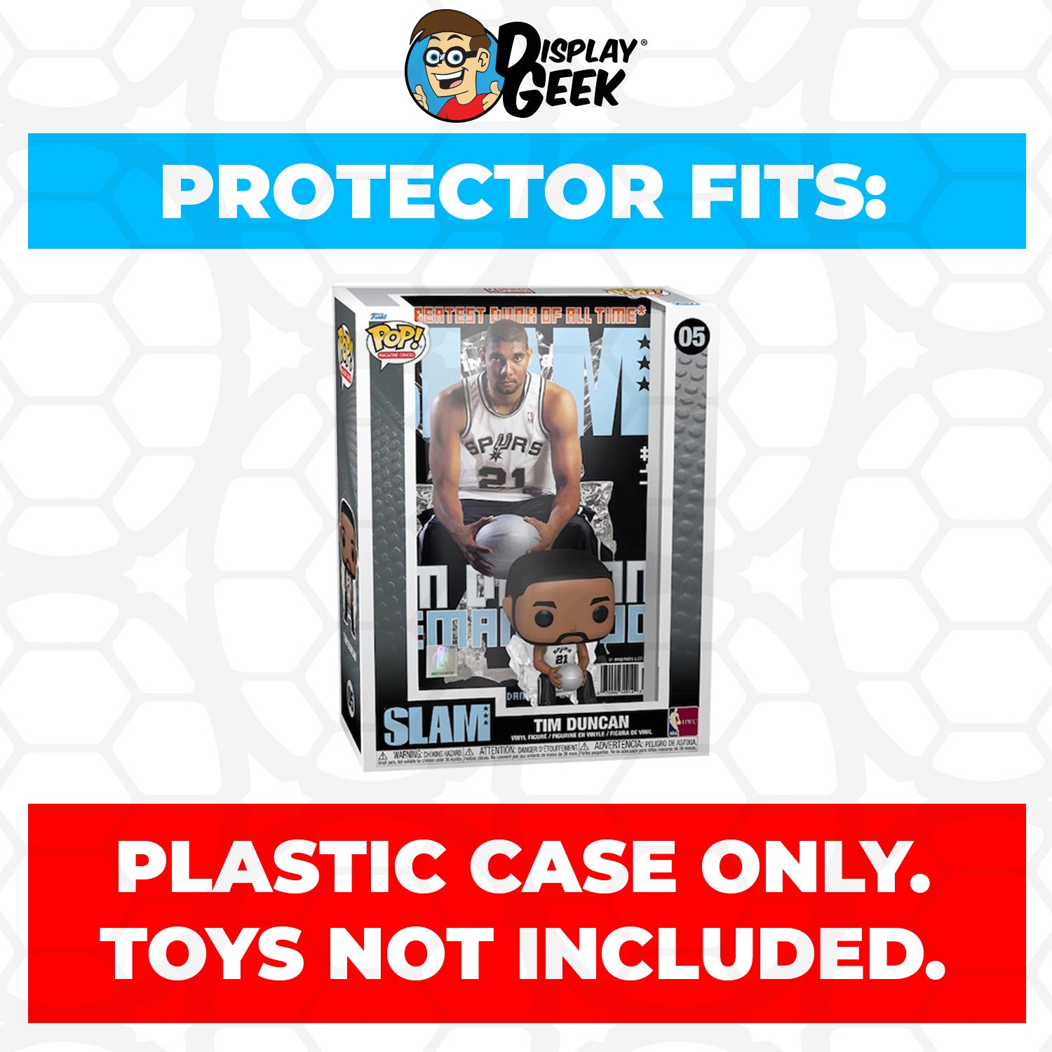 Pop Protector for Tim Duncan #05 Funko Pop Magazine Covers - PPG Pop Protector Guide Search Created by Display Geek
