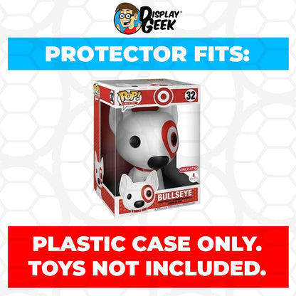 Pop Protector for 10 inch Bullseye Target #32 Jumbo Funko Pop - PPG Pop Protector Guide Search Created by Display Geek