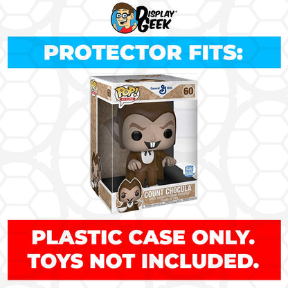 Pop Protector for 10 inch Count Chocula #60 Jumbo Funko Pop - PPG Pop Protector Guide Search Created by Display Geek