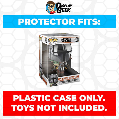 Pop Protector for 10 inch The Mandalorian with The Child #380 Jumbo Funko Pop - PPG Pop Protector Guide Search Created by Display Geek