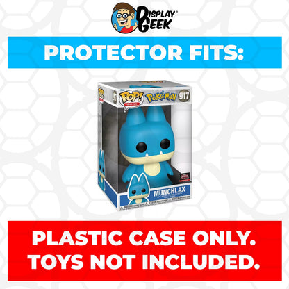 Pop Protector for 10 inch Munchlax #917 Jumbo Funko Pop - PPG Pop Protector Guide Search Created by Display Geek