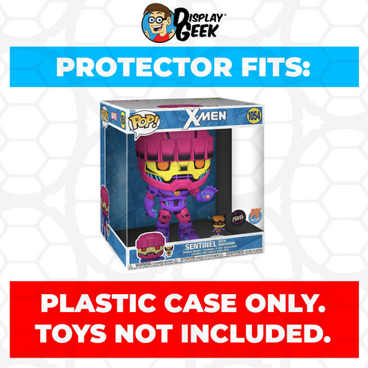 Pop Protector for 10 inch Sentinel Blacklight Chase #1054 Jumbo Funko Pop - PPG Pop Protector Guide Search Created by Display Geek