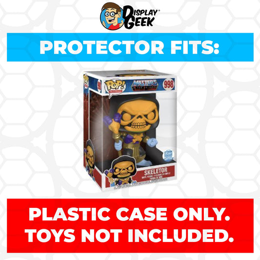 Pop Protector for 10 inch Skeletor Disco #998 Jumbo Funko Pop - PPG Pop Protector Guide Search Created by Display Geek