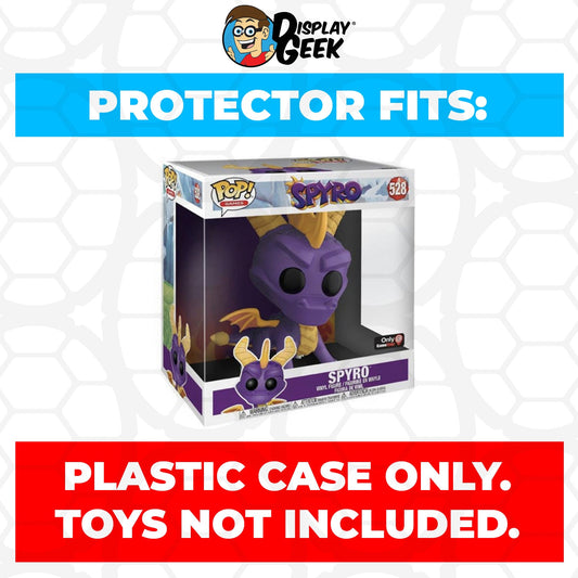 Pop Protector for 10 inch Spyro #528 Jumbo Funko Pop - PPG Pop Protector Guide Search Created by Display Geek